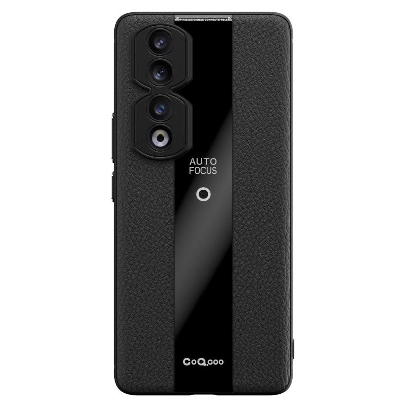 Q.COO For Honor 90 Cover PU Leather+TPU+Acrylic Non-slip Smart Phone Case Q.COO For Honor 90 Cover PU Leather+TPU+Acrylic Non-slip Smart Phone Case